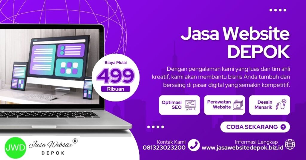 Jasa Website Depok Terbaik