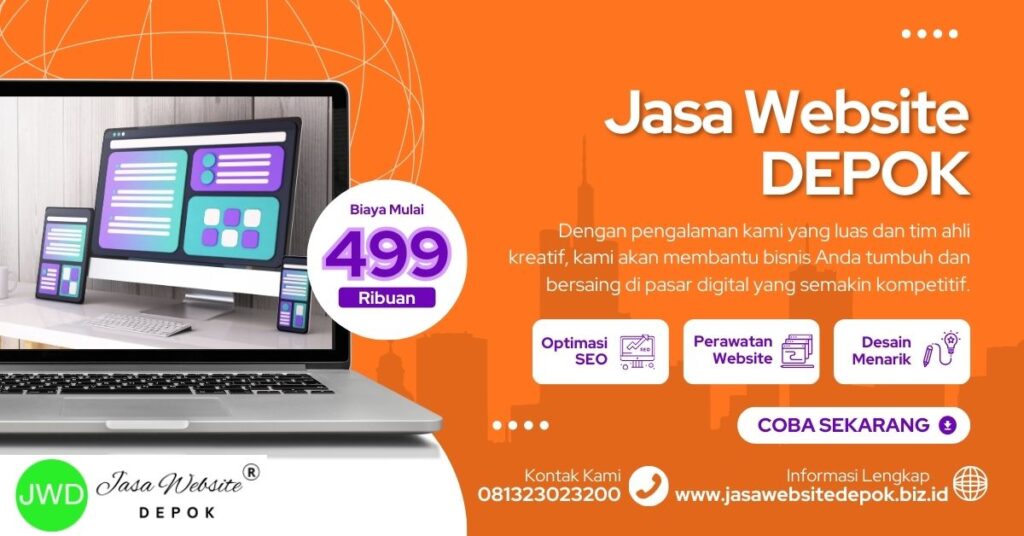 Jasa Website Depok Terdekat