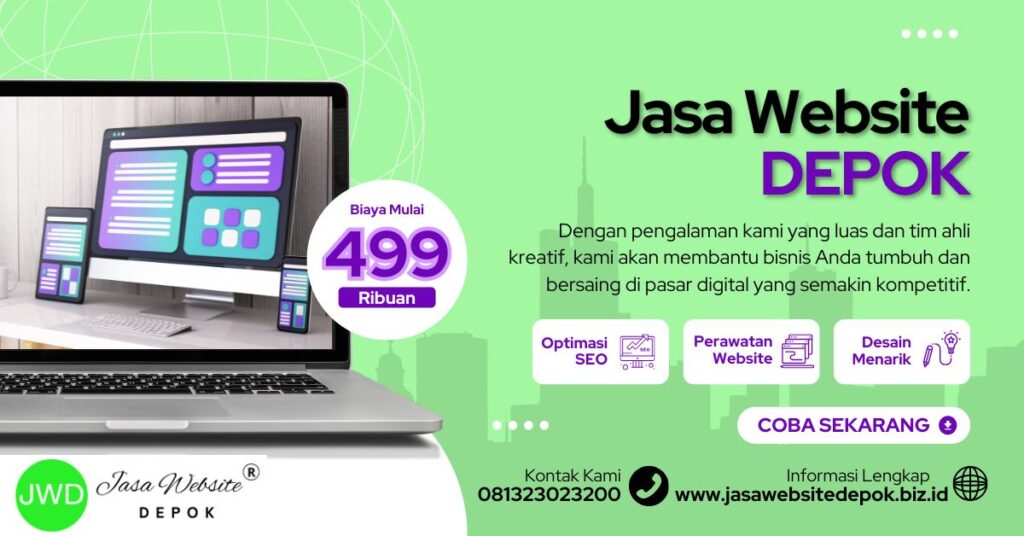 Jasa Website Depok Profesional